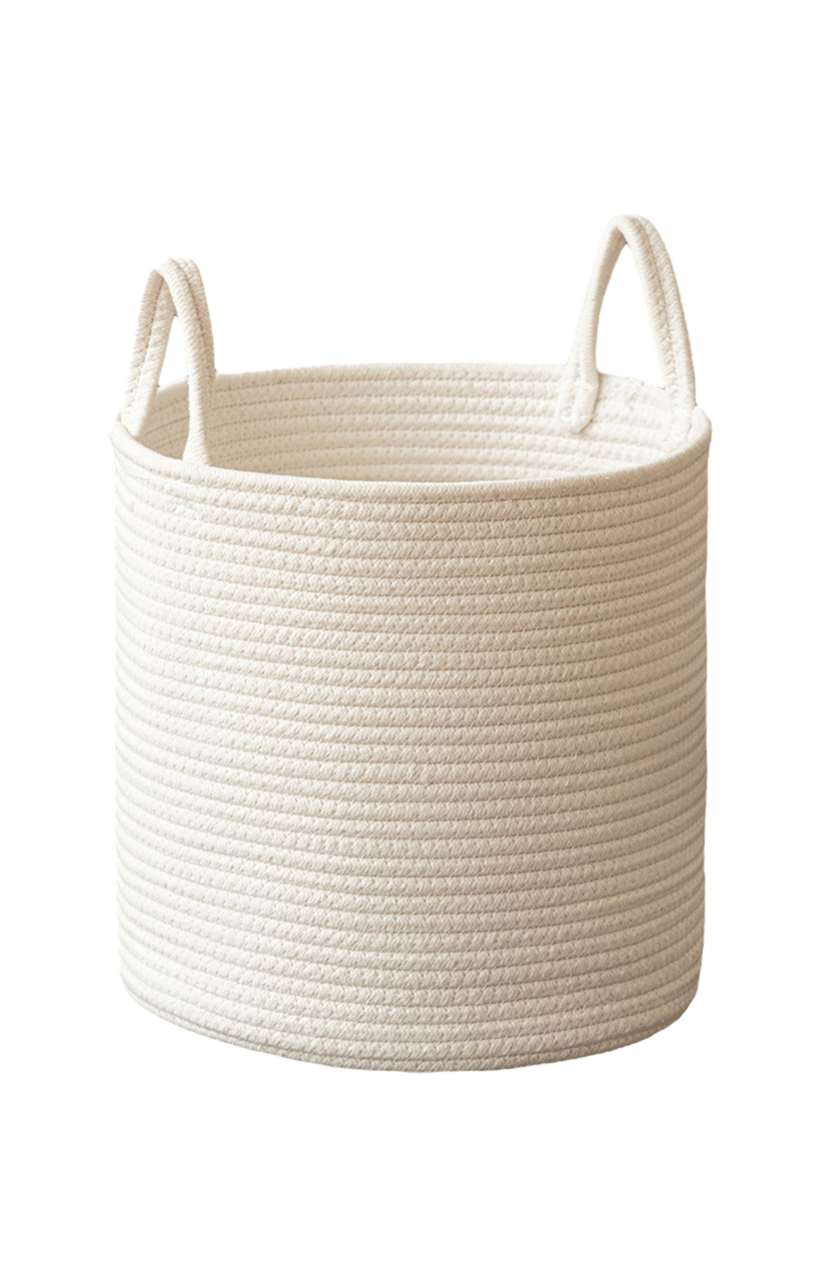 Elora white rope basket