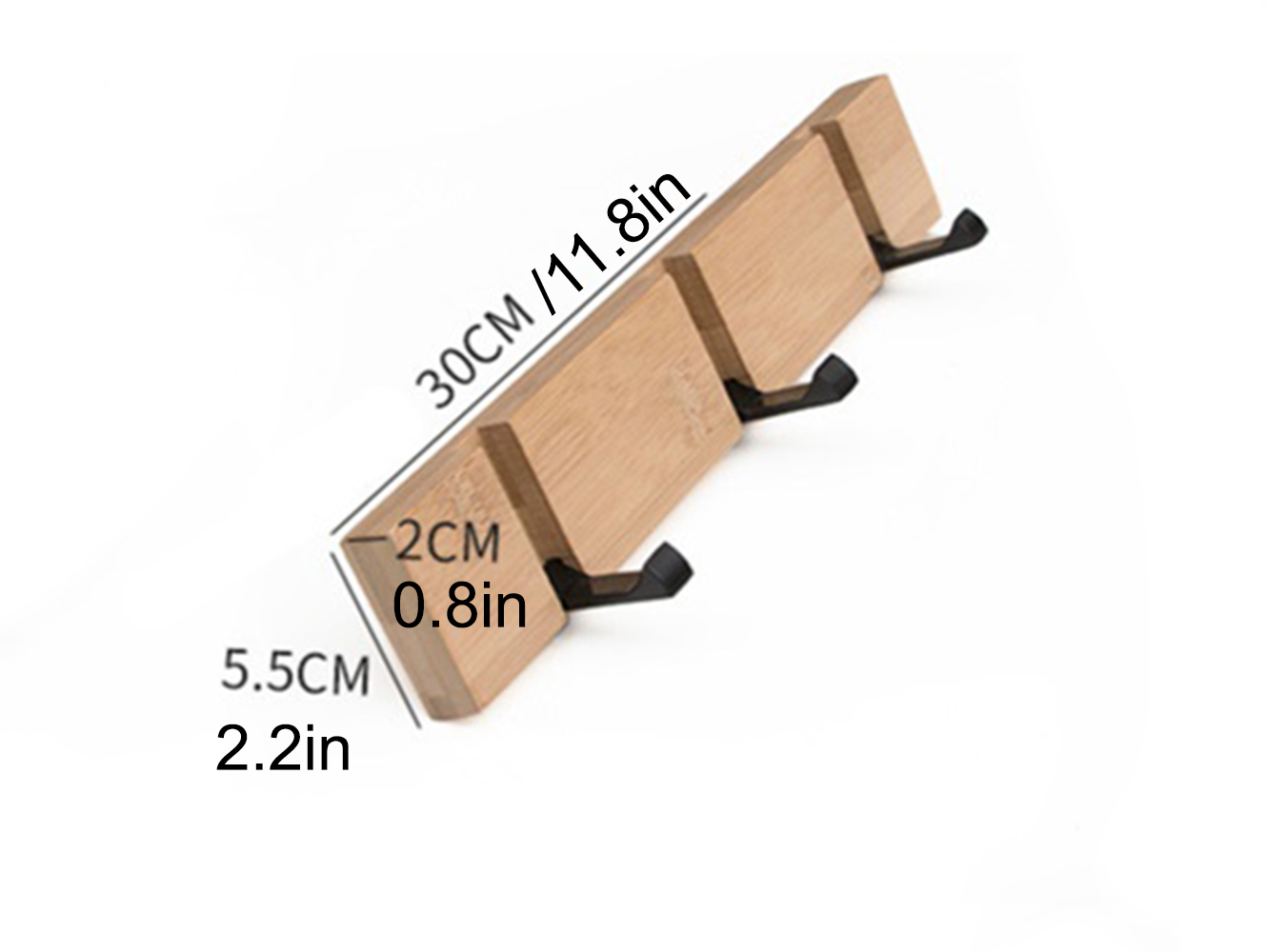 Wuody Foldable Wall-Mounting Hooks