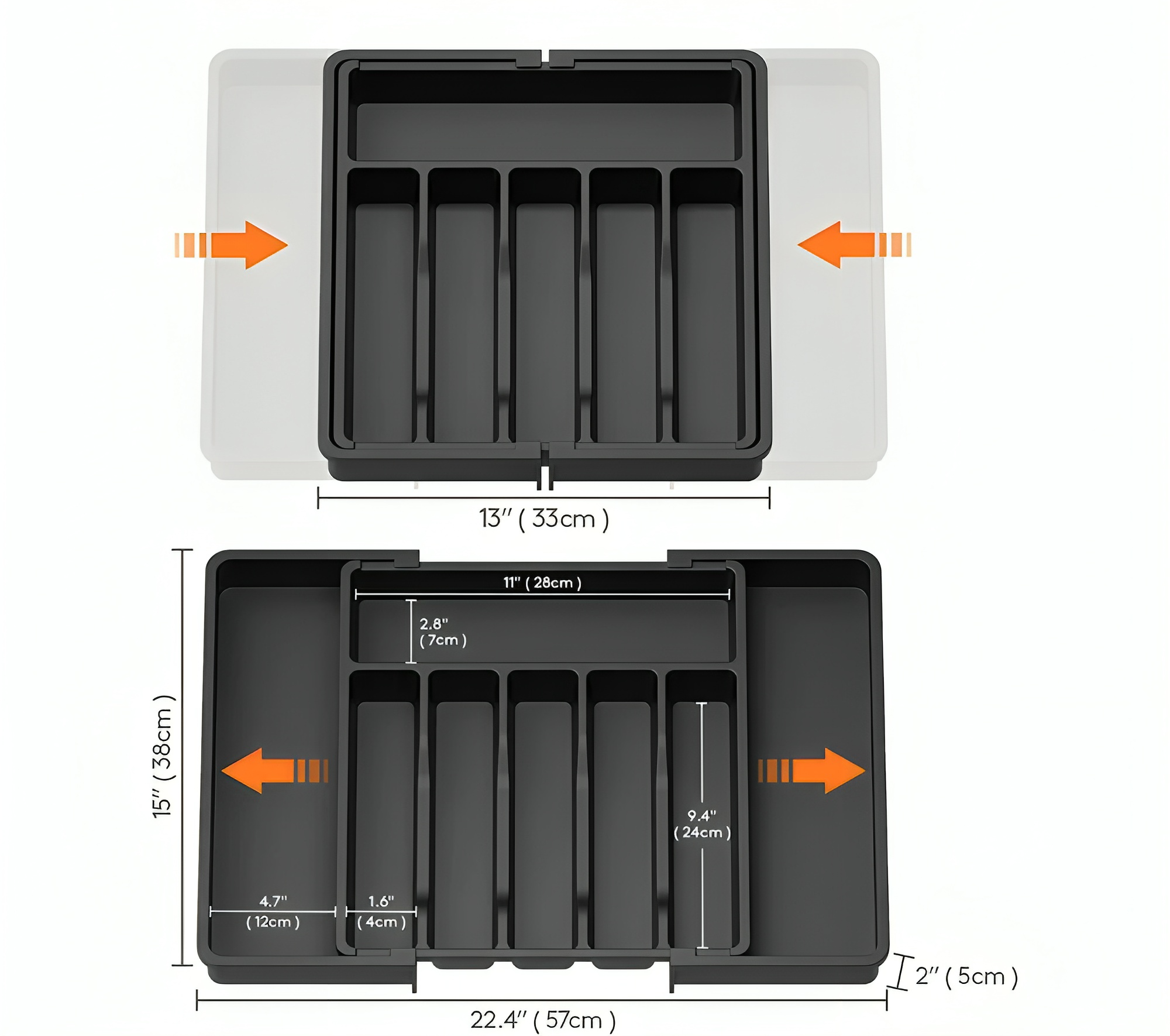 Kiraz Expand drawer organizer