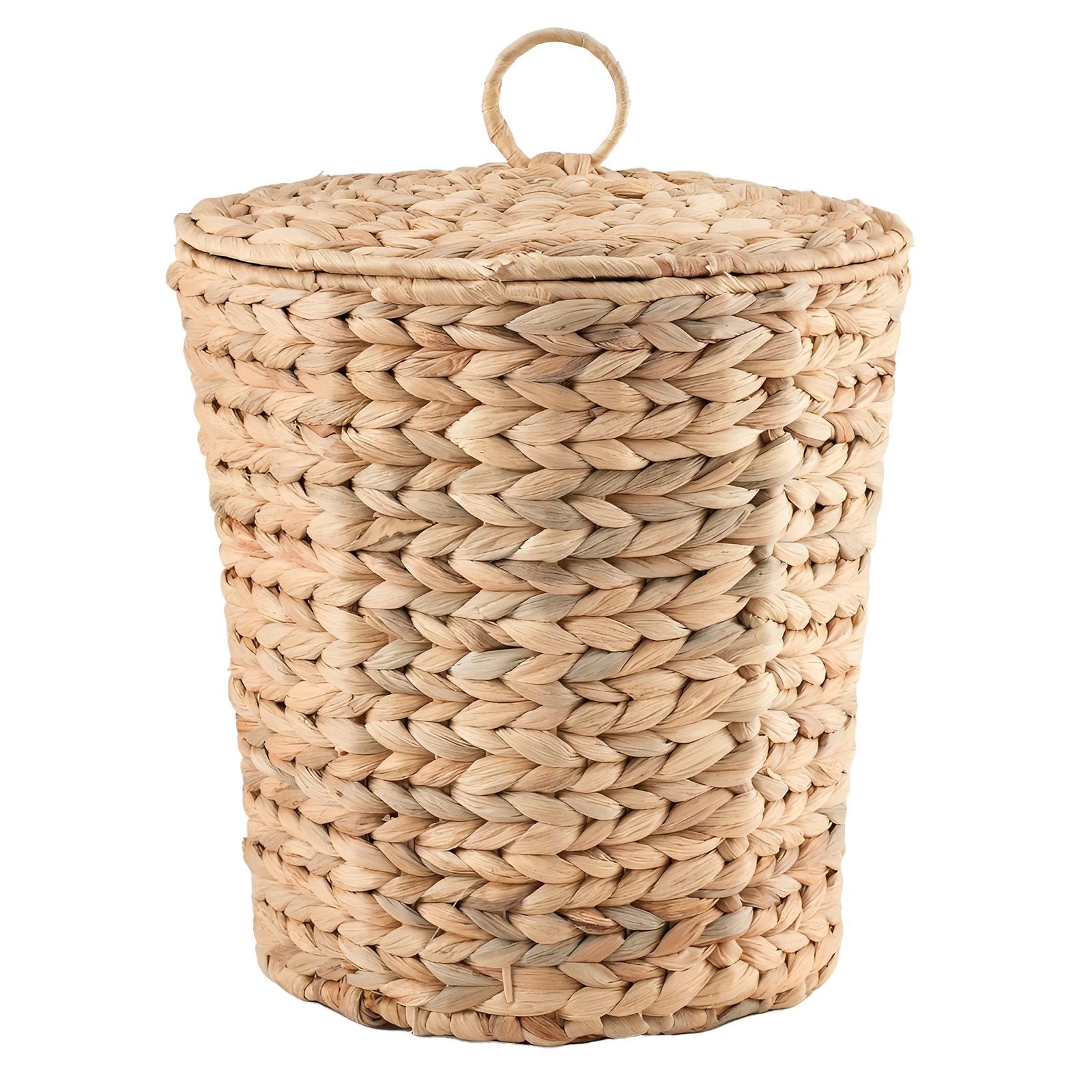 Boho Wicker Wastebaskets