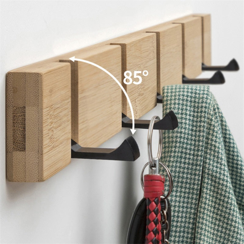 Wuody Foldable Wall-Mounting Hooks